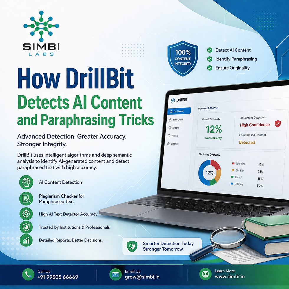 How DrillBit Detects AI Content and Paraphrasing Tricks