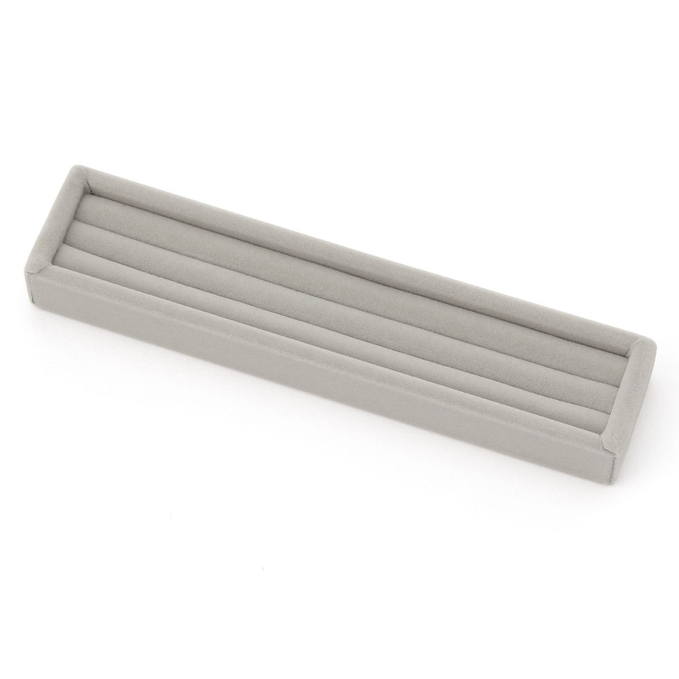 Thumbnail: Velour Case with Partition for Jewelry and Accessories