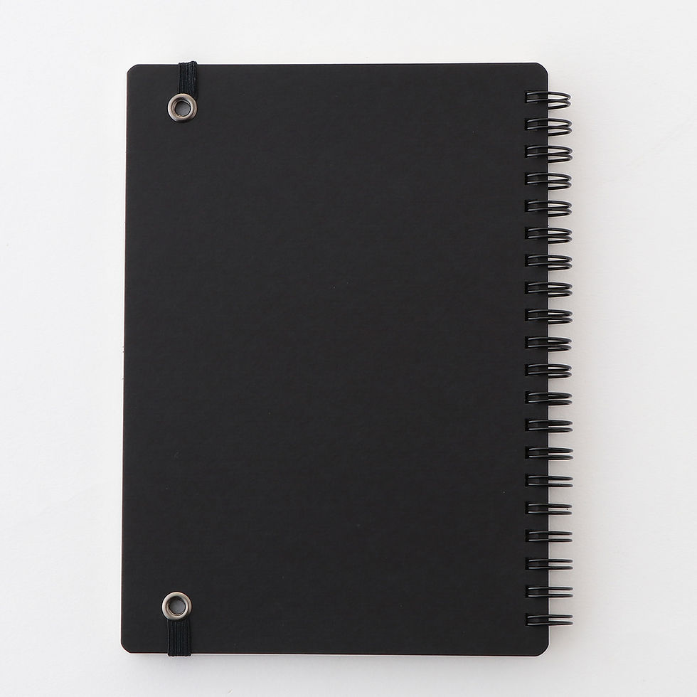 Thumbnail: Ruled Ring Notebook w/ Elastic Band