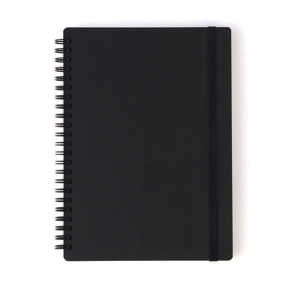 Thumbnail: Ruled Ring Notebook w/ Elastic Band