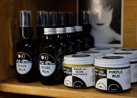 Fat and the Moon products at Soap & Supply in Santa Fe