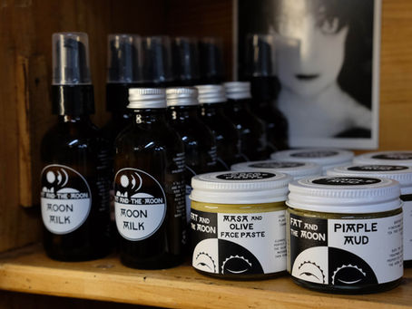 Fat and the Moon products at Soap & Supply in Santa Fe
