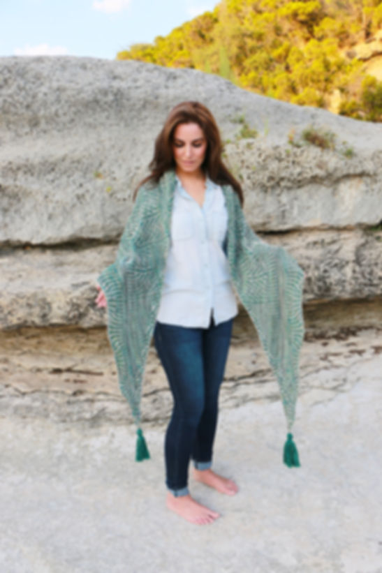 River and Stones Shawl