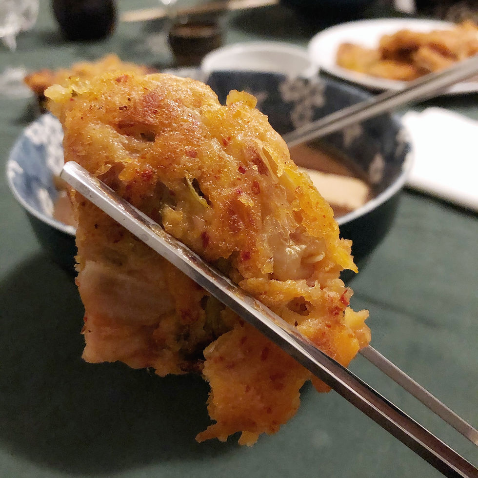 Kimchi Jeon corea ricetta Cookingwiththehamster