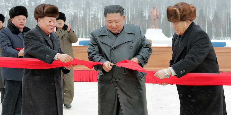 Kim Jong-un at Samjiyon cookingwiththehamster