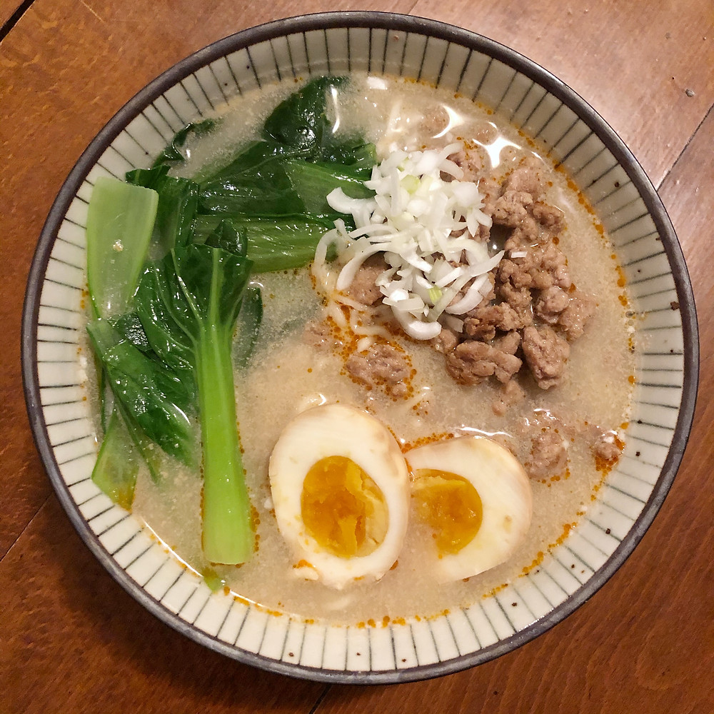 Tantanmen Ramen ricetta Cookingwiththehamster