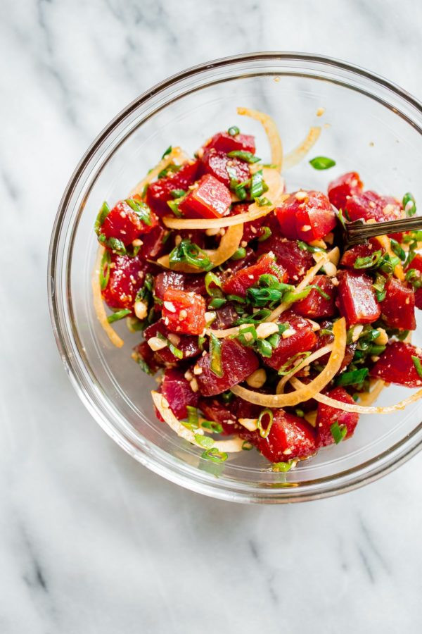 shoyu poke cookingwiththehamster