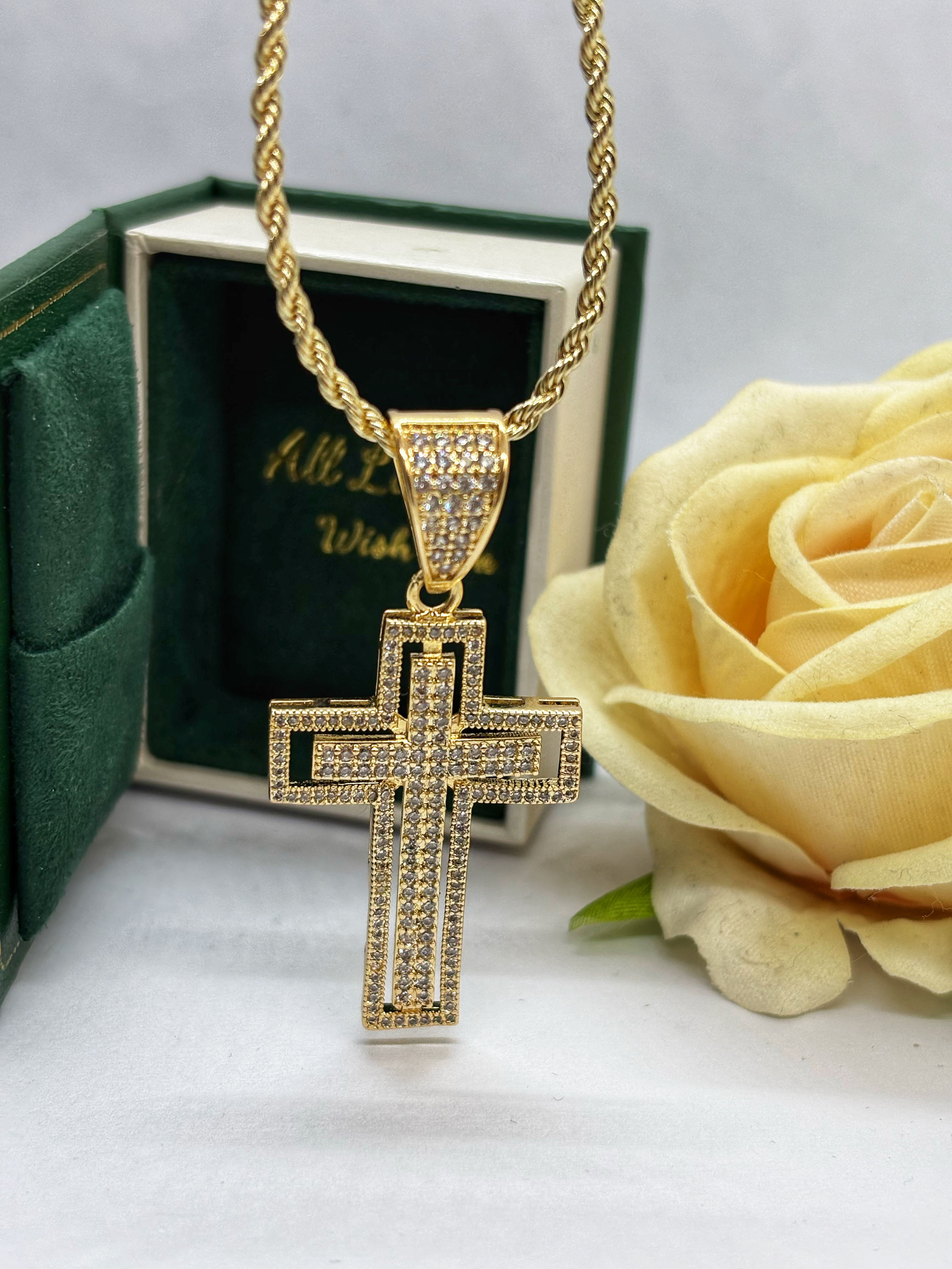 Lănțișor Monaco Cross Shiny