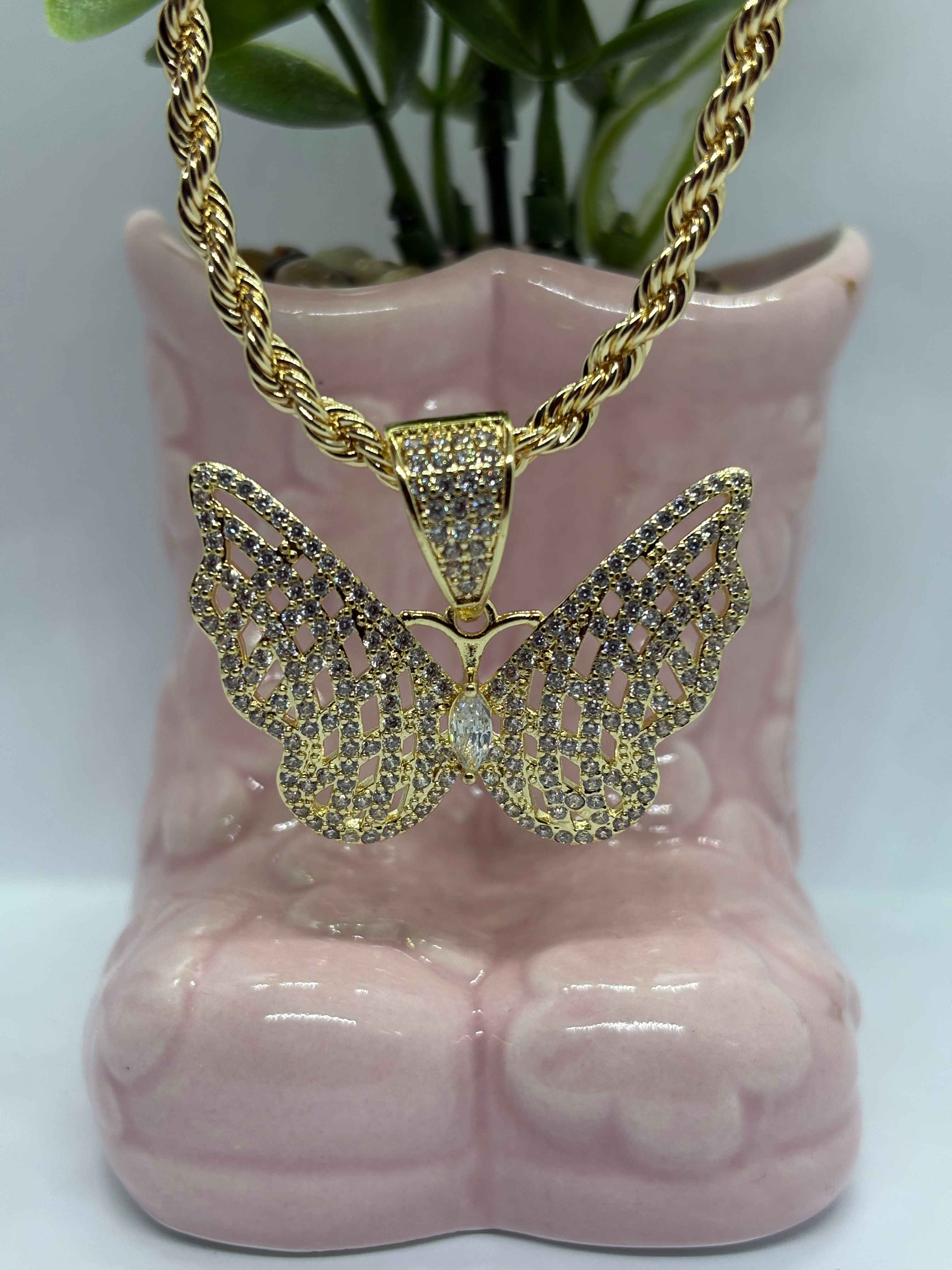 Lănțișor Monaco Butterfly Gold