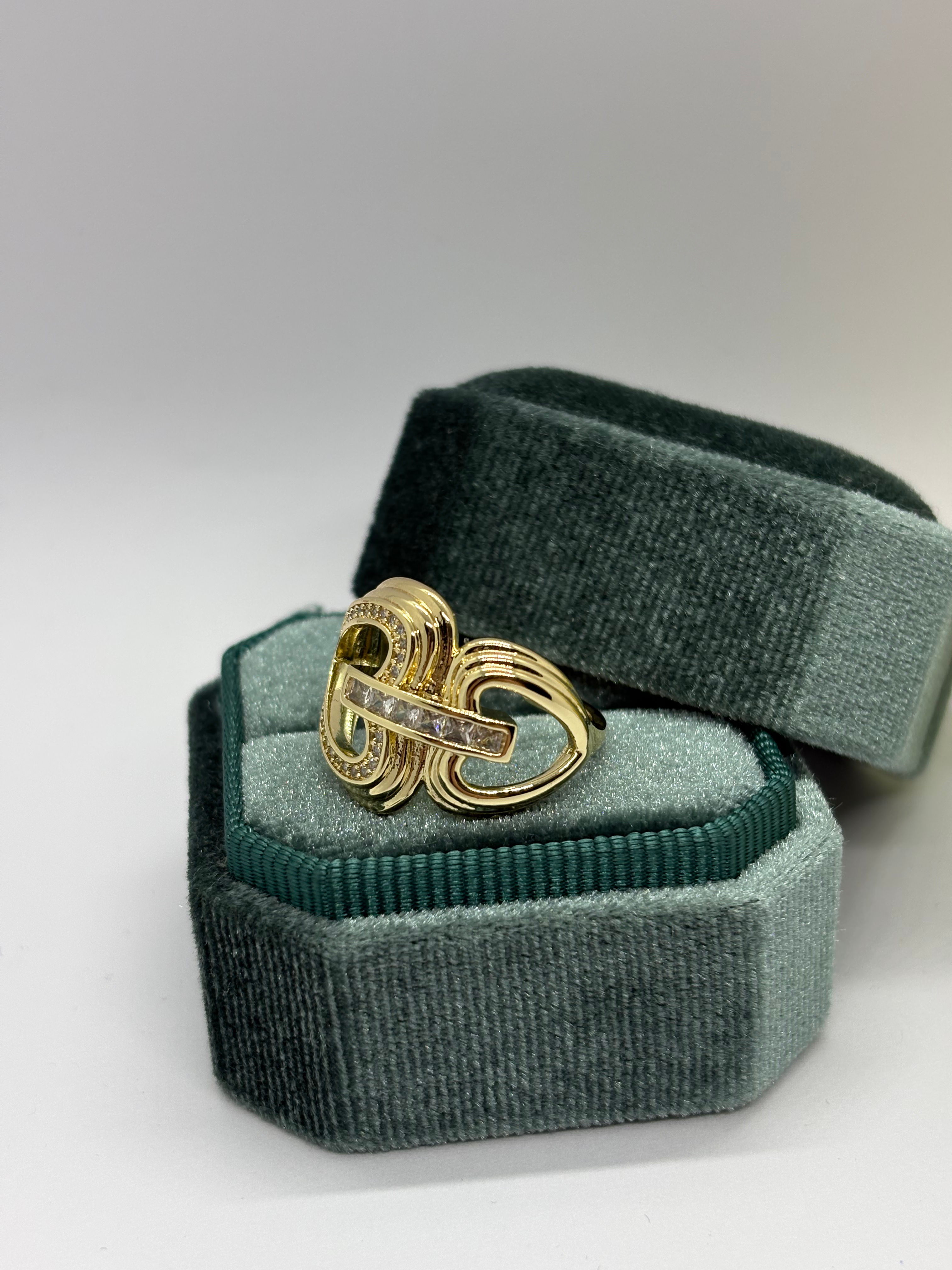 Inel Carellia Gold / Ajustabil