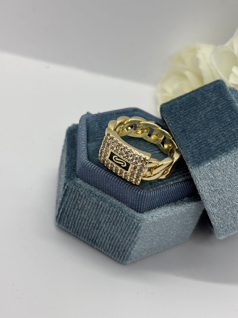 Miniatură: Inel Monaco 🇲🇨 White Zirconiu 