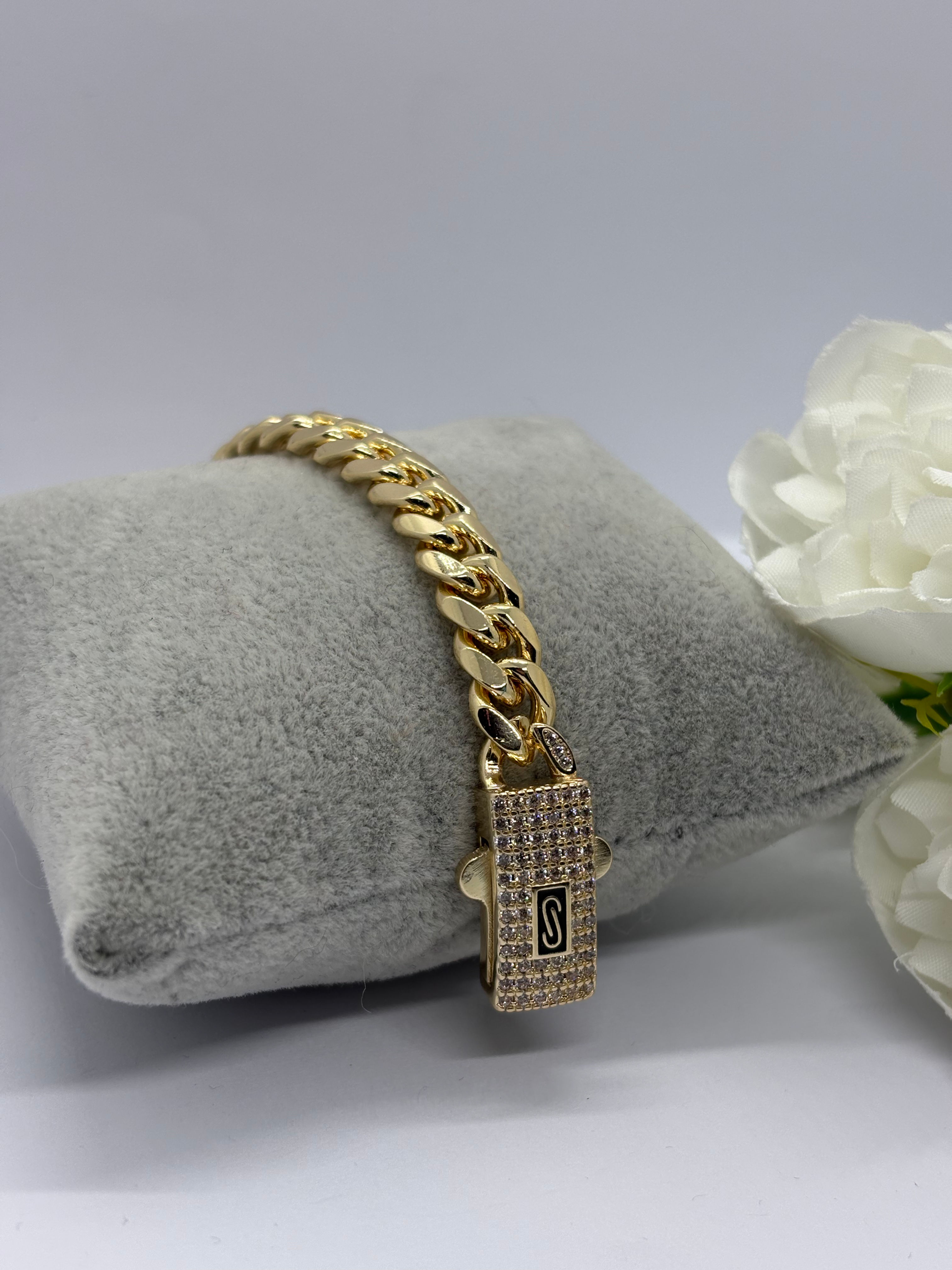 Brățară Monaco 0,8 CM 🇲🇨 Gravată 