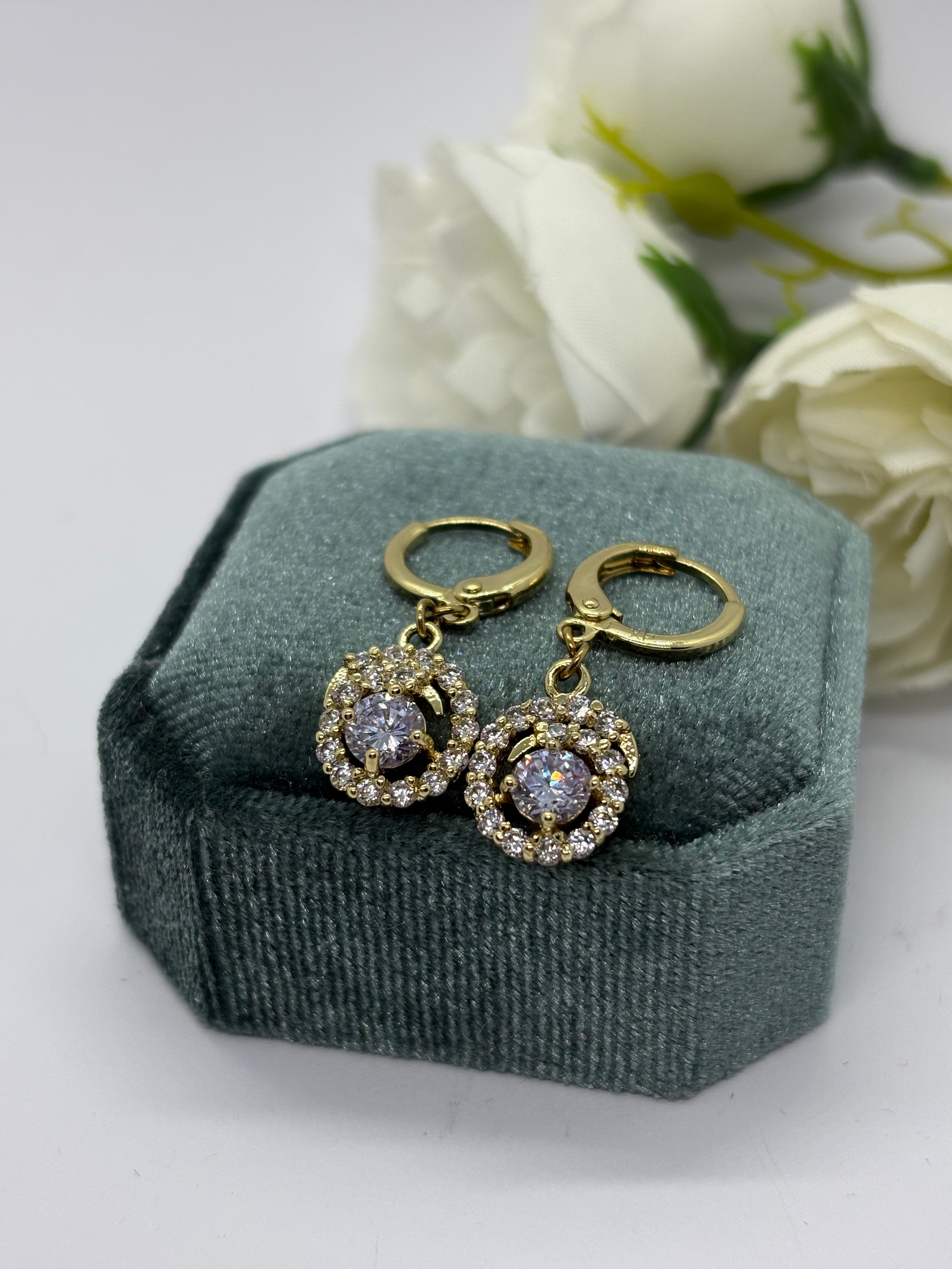 Cercei Holografic Gold