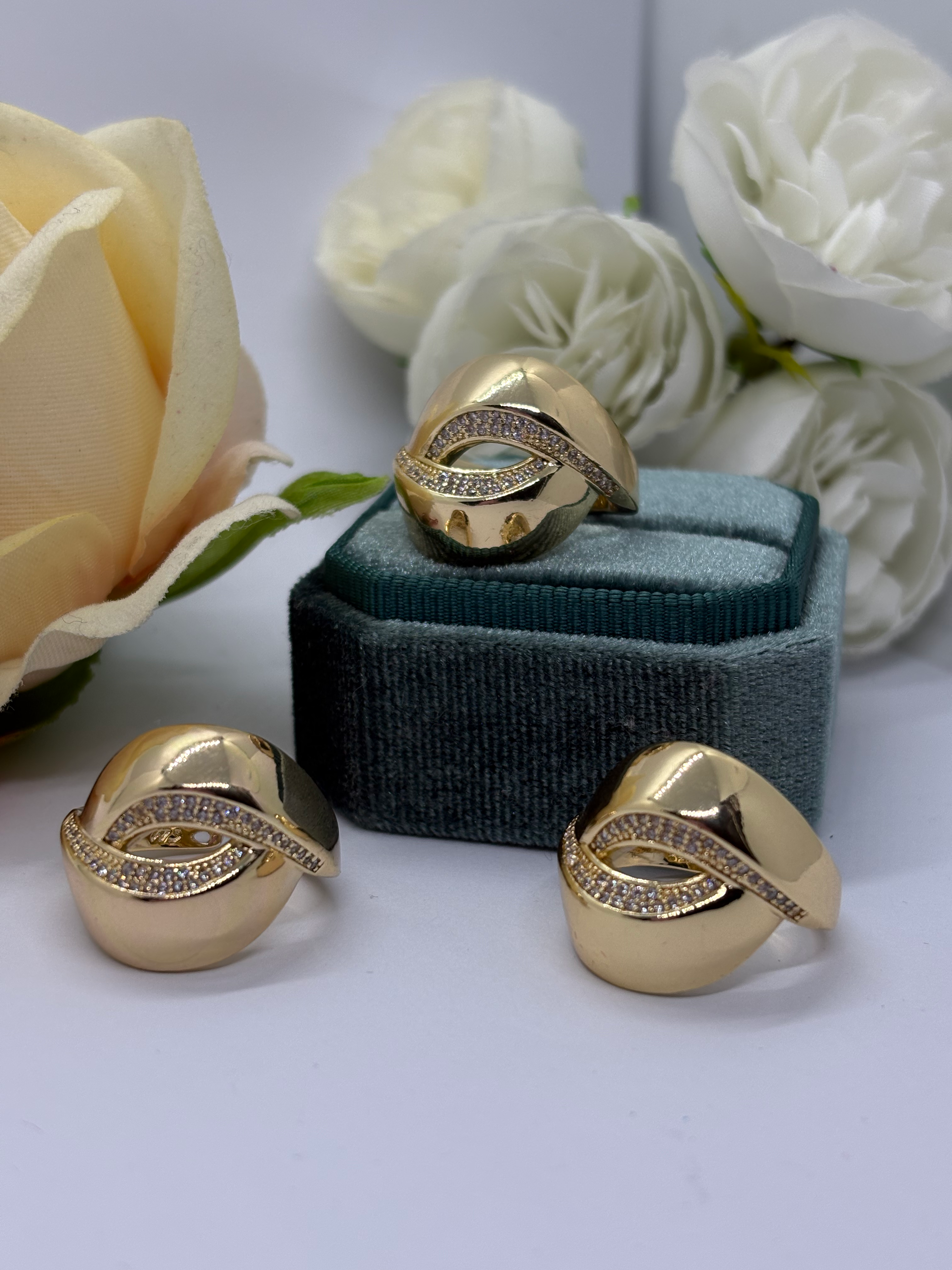 Inel Afrodita Gold / ajustabil 