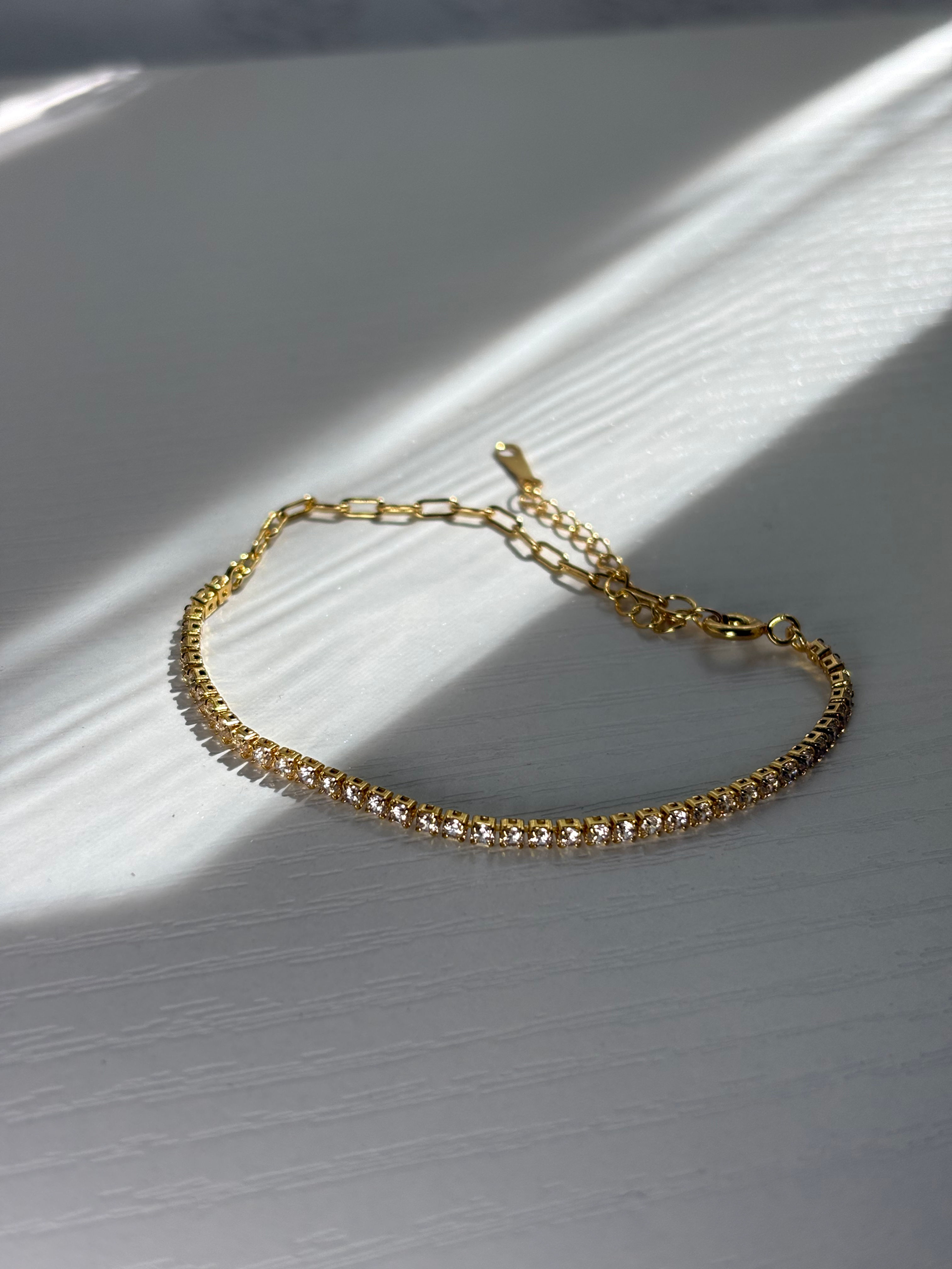 Brățară Tennis Soft / Argint 925 Gold