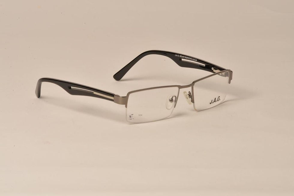Thumbnail: Jagwear Eyeglasses - Metallic Black (JTE26)