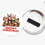 Thumbnail: Christmas Magnet-Backed Badges 2-1/4"