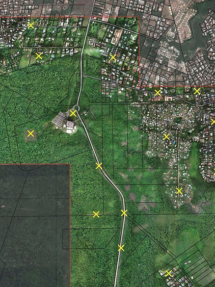 Relevé topographique par photogrammétrie en Guyane, Martinique et Guadeloupe
