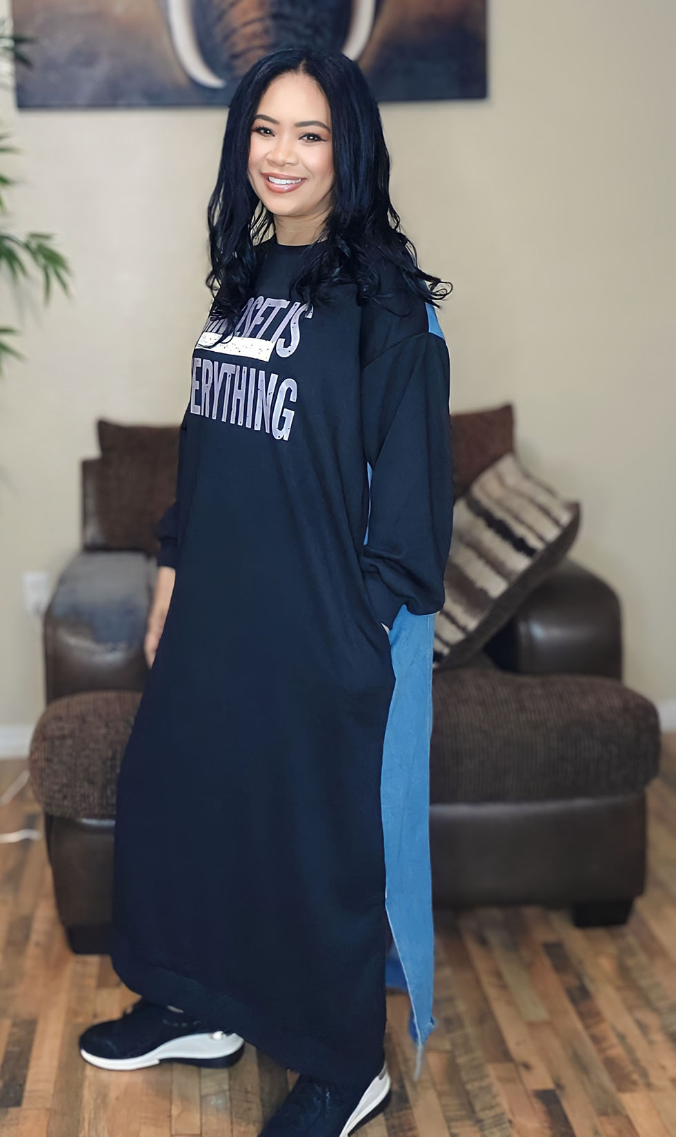 Thumbnail: Mindset Black Tunic Dress