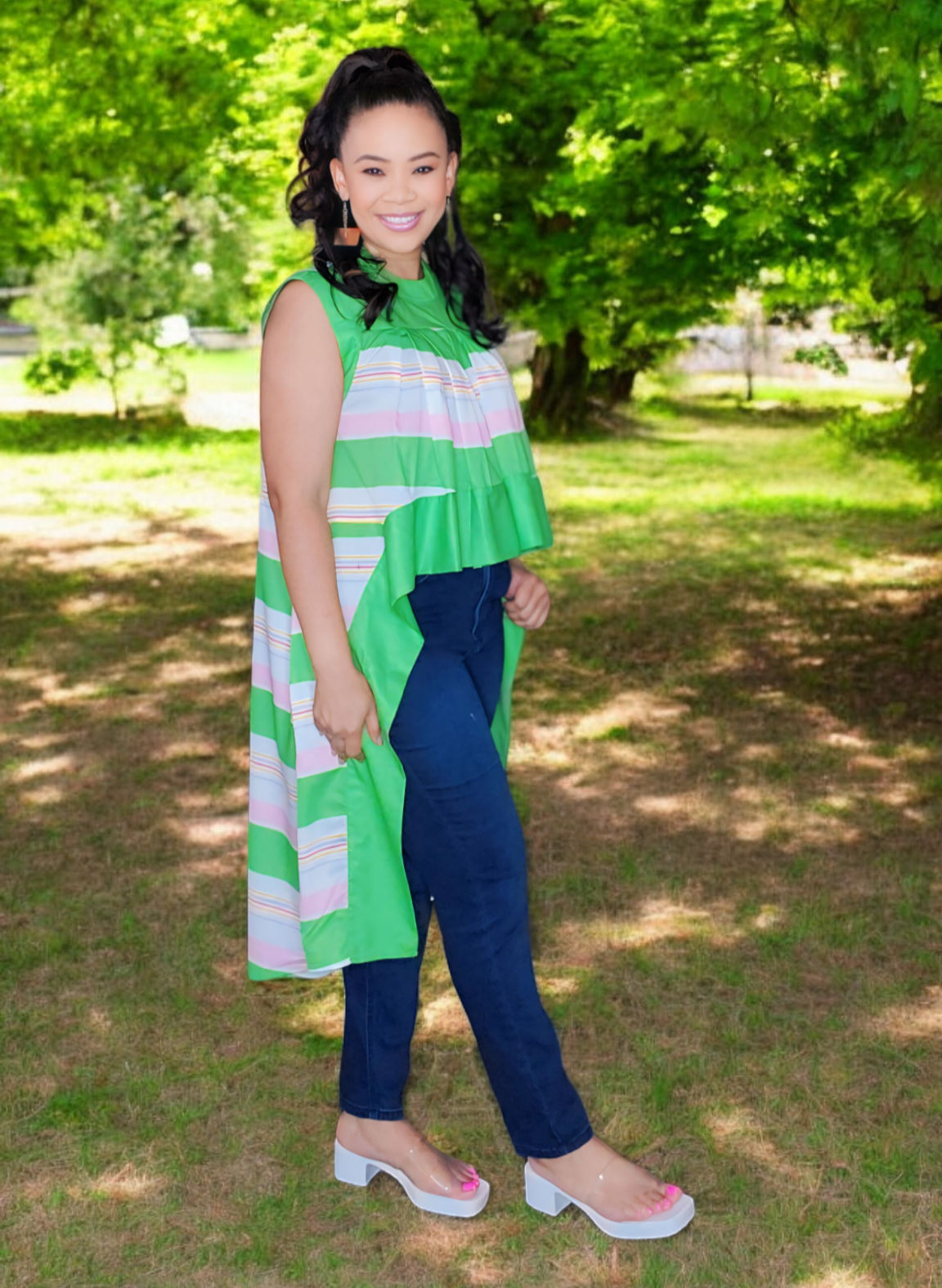 Miss Sassy High Low Top