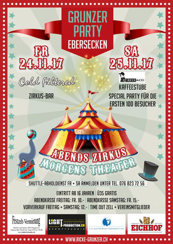 24.11.2017 Nächster Gig - Grunzer Party Ebersecken