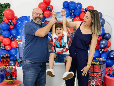 Henrique - Aniversário de 4 anos - Faz de Conta Casa de Festas