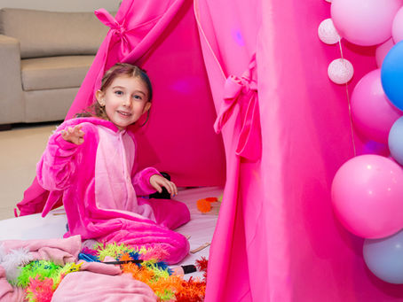 Vitória: 6 anos - Festa do Pijama