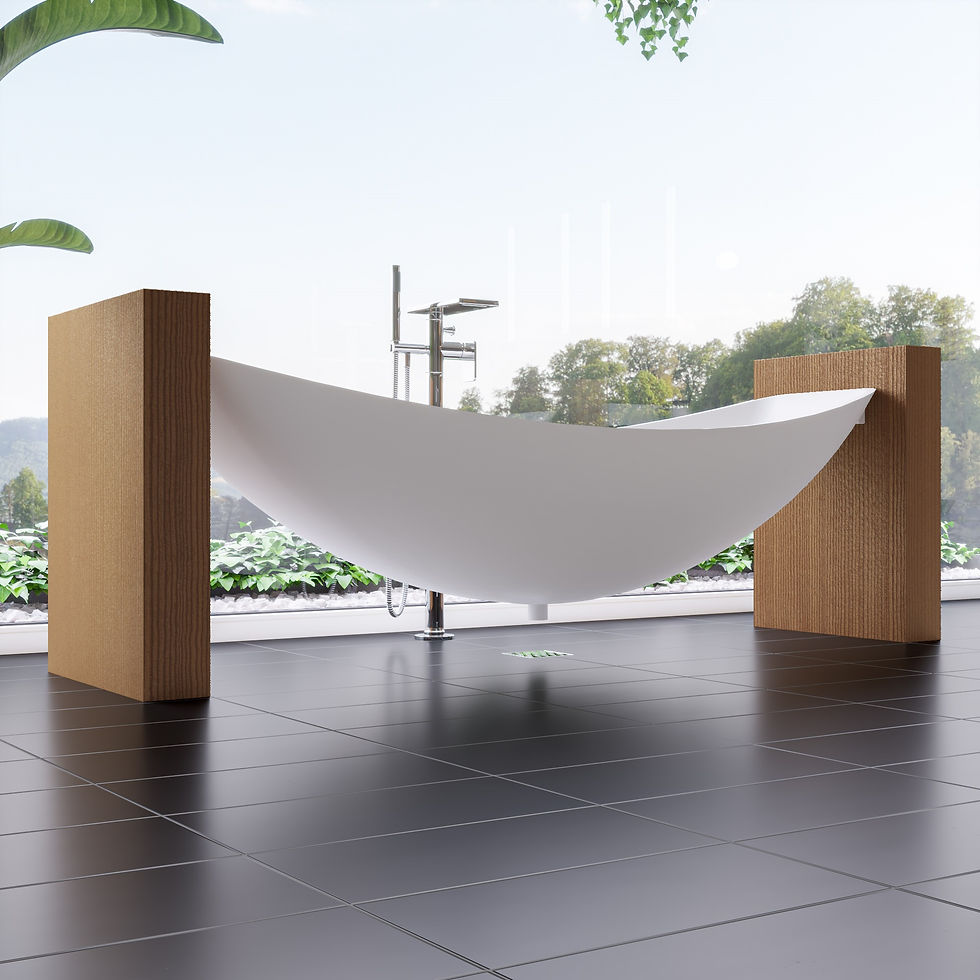 Thumbnail: Polished Chrome Free Standing Floor Mounted Bath Tub Filler