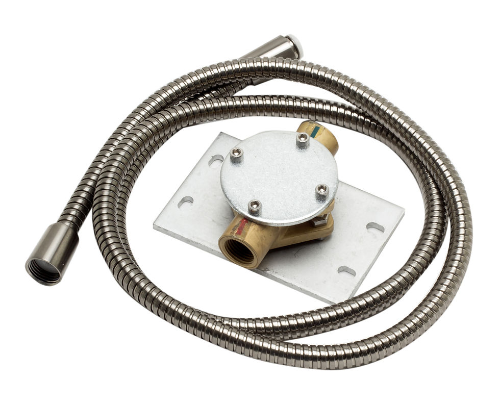 Thumbnail: Brushed Nickel Single Hole Floor Mounted Tub Filler