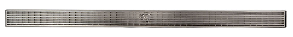 Thumbnail: 47" Stainless Steel Linear Shower Drain with Groove Lines