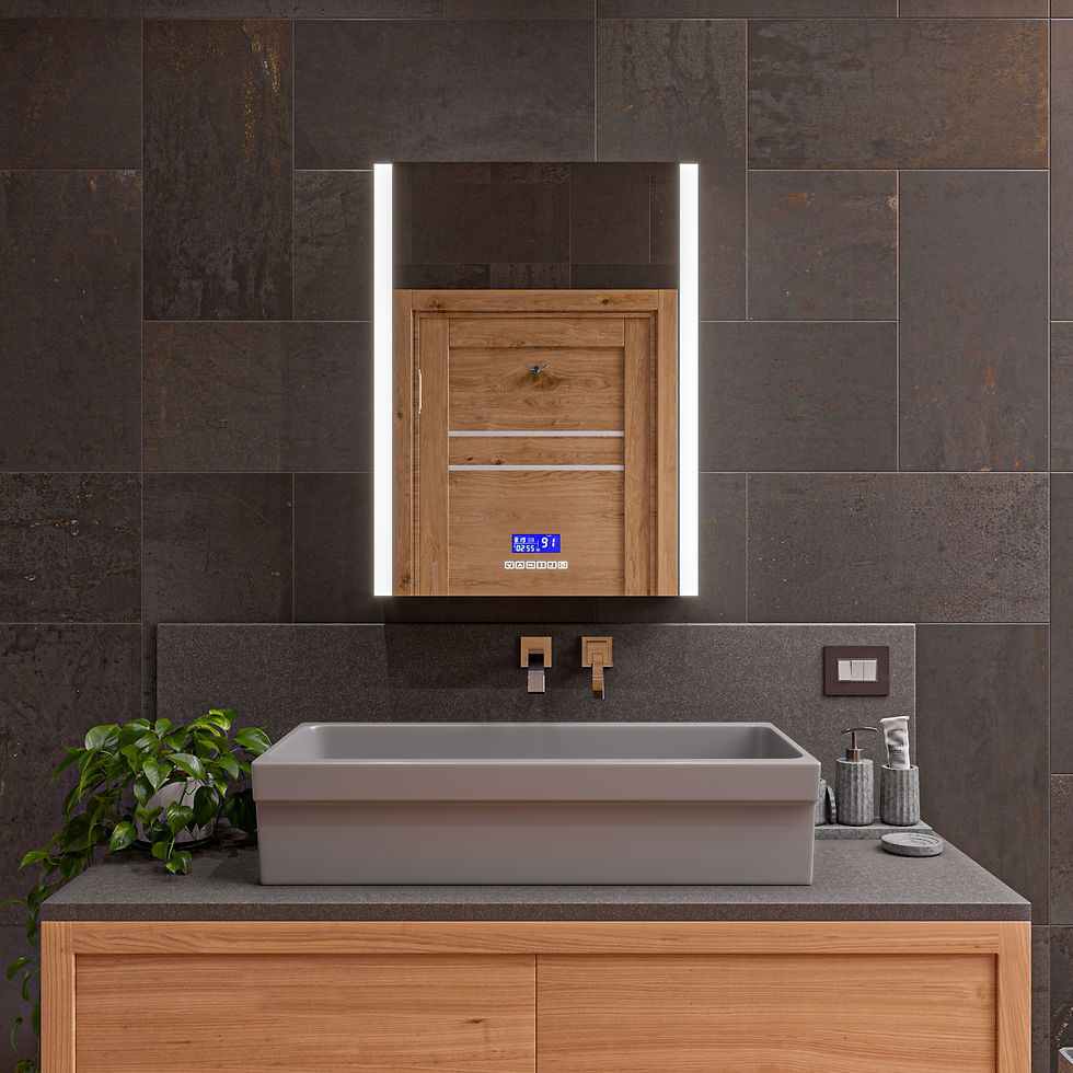 Thumbnail: 36" Grey Matte Above Mount Fireclay Bathroom Trough Sink
