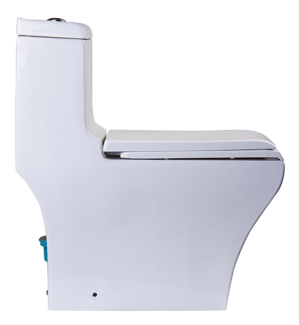 Thumbnail: DUAL FLUSH ONE PIECE  HIGH EFFICIENCY LOW FLUSH CERAMIC TOILET
