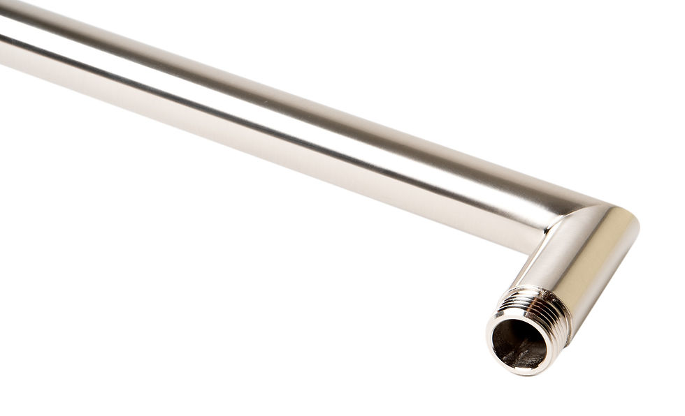 Thumbnail: Brushed Nickel 20" Round Wall Shower Arm