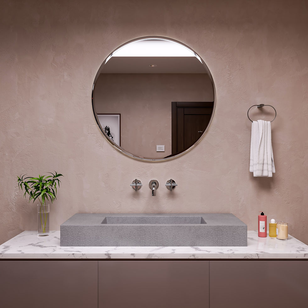 Thumbnail: 48" Solid Concrete Rectangular Countertop Sink