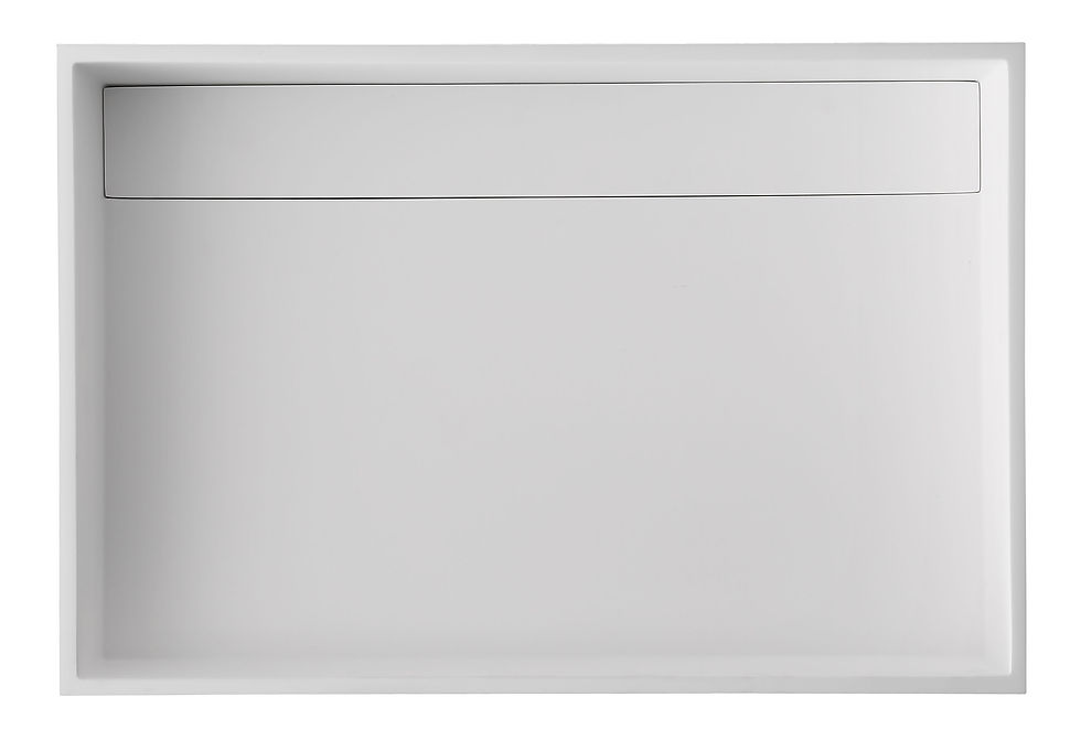 Thumbnail: Black Matte 20" x 14" Solid Surface Resin Sink