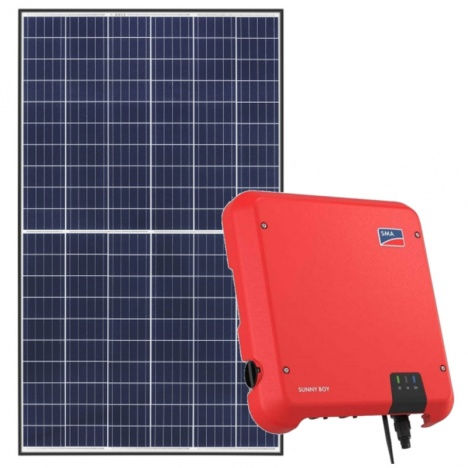 Kit fotovoltaico connesso in rete 3kWp con pannelli REC e inverter SMA