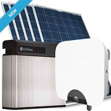 Kit fotovoltaico 5kWp con pannelli, inverter Huawei, batteria LG Chem RESU