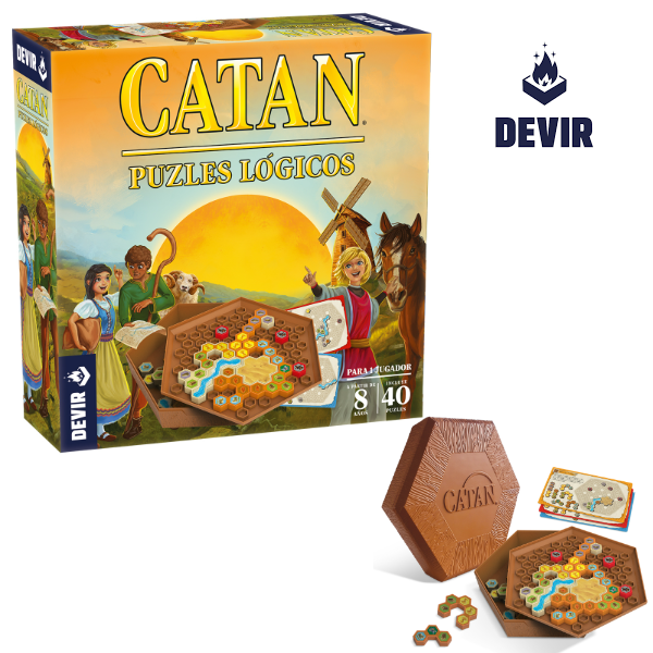 CATAN PUZLES LOGICOS - DEVIR
