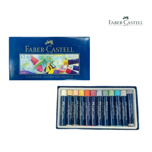 OIL PASTEL (PASTELES AL OLEO) GOLDFABER STUDIO X 12 - FABER CASTELL