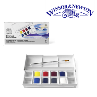 SET DE ACUARELAS COTMAN x 9 - WINSOR & NEWTON