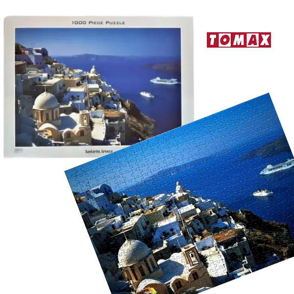 ROMPECABEZAS SANTORINI GRECE 1000 PIEZAS DE - TOMAX