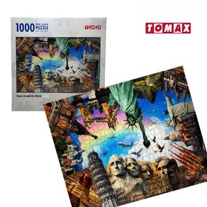 ROMPECABEZAS TRAVEL AROUND THE WORLD 1000 PIEZAS - TOMAX