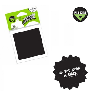 NOTAS AUTOADHESIVAS NEGRAS - PIZZINI