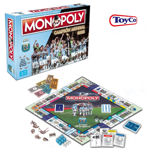MONOPOLY CAMPEON MUNDIAL 2022 - TOYCO