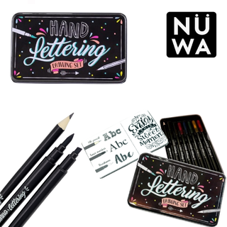 KIT MARCADORES HAND LETTERING DRAWING SET - NUWA