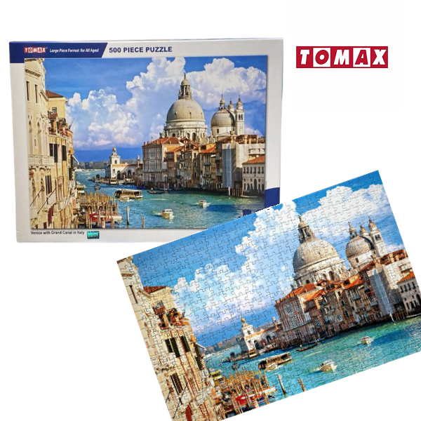 ROMPECABEZAS VENICE WITH GRAND CANAL IN ITALY DE 500 PIEZAS - TOMAX