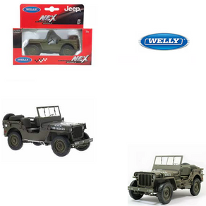 JEEP WILLYS MB 1941 ESCALA 1:36  - WELLY