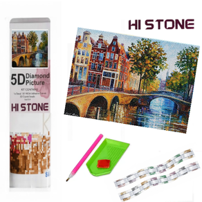DIAMOND PAINTING 5D GATEWAY TO AMSTERDAM - HI STONE
