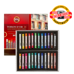 PASTEL A LA TIZA TOISON D'OR X 24 - KOH-I-NOOR