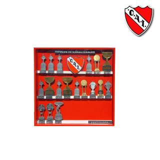 CUADRO CON TODOS LOS TITULOS INTERNACIONALES DE INDEPENDIENTE